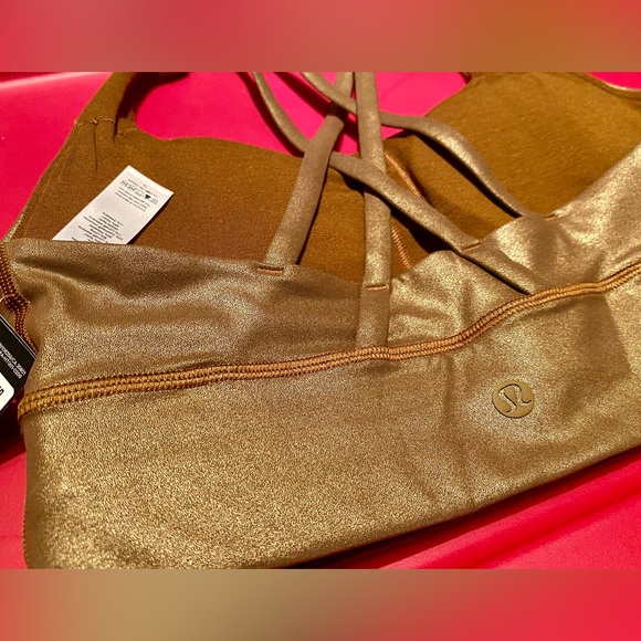 Lululemon Gold Energy Bra - Picture 3 of 4